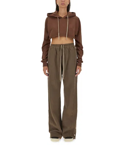 Drkshdw Hoodie In Brown
