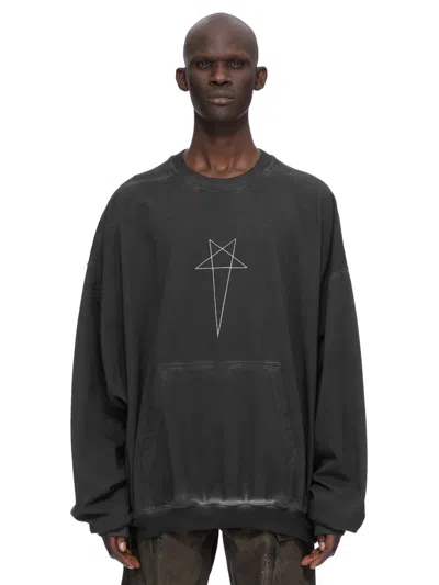 Drkshdw Hun Crewneck In Black