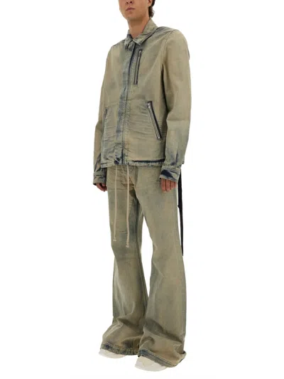 Drkshdw Ivory Jackets In Green