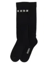 Drkshdw Jacquard Logo Socks In Black
