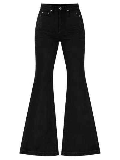 Drkshdw Burberry Ls Thomas Check Hod In Black