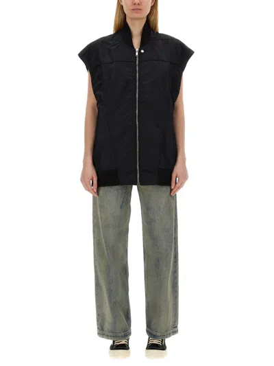 Drkshdw Jumbo Flight Waistcoat In Black