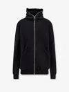 Drkshdw Men Jumbo Gimp Cotton Sweatshirt In Black