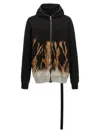 Drkshdw Cotton Full-zip Sweatshirt In Black