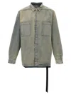 Drkshdw Denim Jumbo Outershirt Mineral Pearl Jacket In Multi