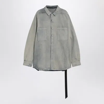 Drkshdw Denim Jumbo Outershirt Mineral Pearl Jacket In Blue