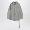 Drkshdw Jumbo Shirt In Pearl Vintage Denim Men In Blue