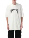 Rick Owens Drkshdw Drkshdw By Rick Owens Oversized Cotton T-shirt With Hollywood Print
