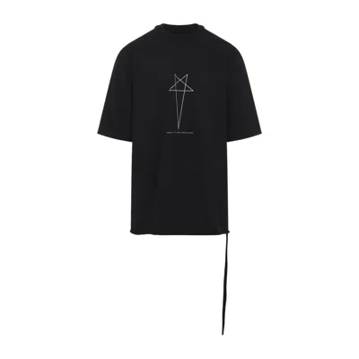 Drkshdw Men Cotton T-shirt With Logo On The Front In Black