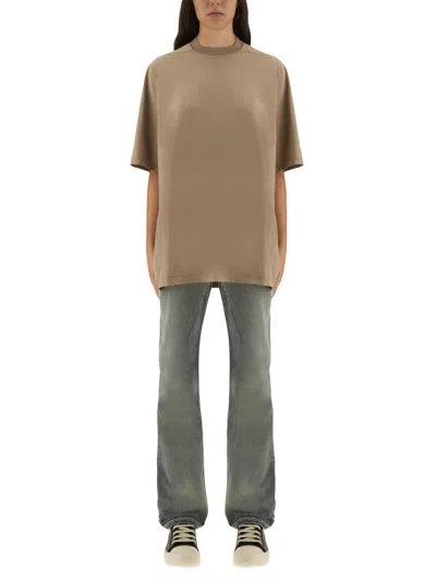 Drkshdw Jumbo Tshirt In Brown