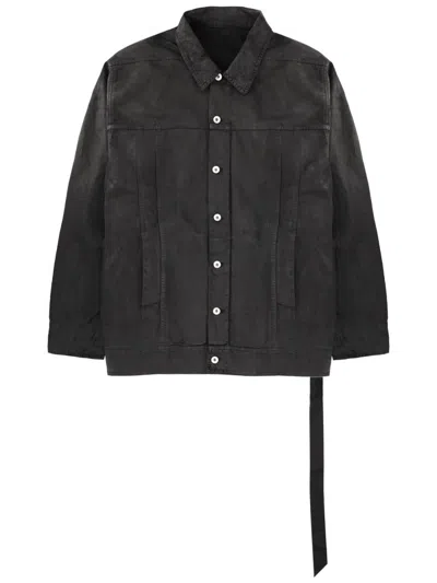 Drkshdw Jumbo Worker Jacket In Black