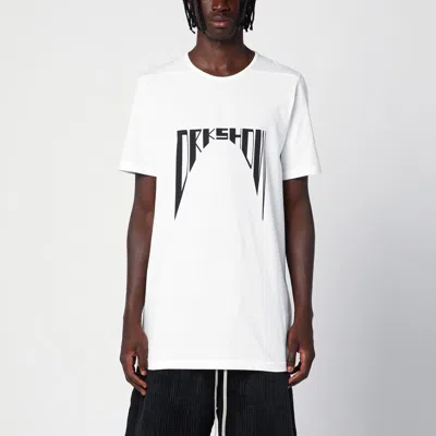 Drkshdw Large White Jersey T-shirt With Logo