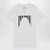 Drkshdw Large White Jersey T-shirt With Logo In White