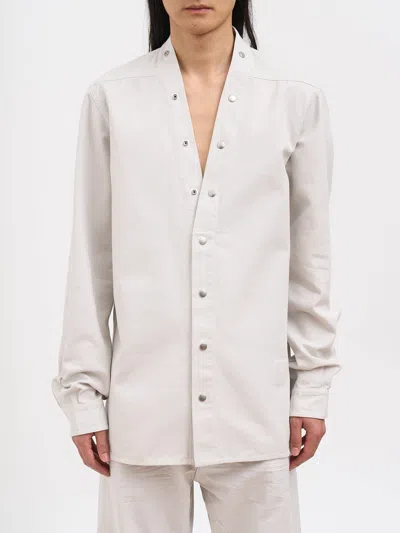 Drkshdw Larry Cotton Shirt In Neutral