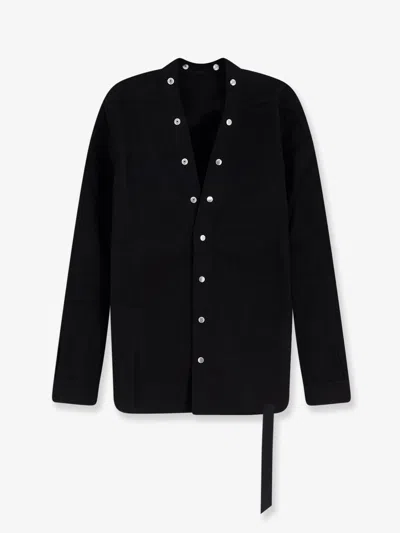 Drkshdw Larry Cotton Shirt In Black