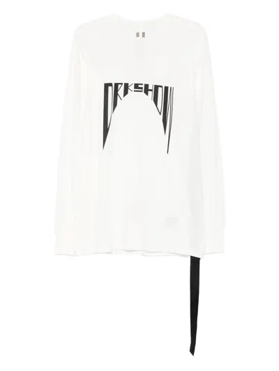 Drkshdw Level Ls T-shirt In White