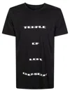 Drkshdw Level T Black Distorted Text Cotton T-shirt In Multi