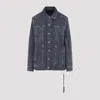 Drkshdw Lido Worker Jacket In Blue