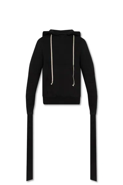 Drkshdw Long-sleeved Drawstring Hoodie In Black