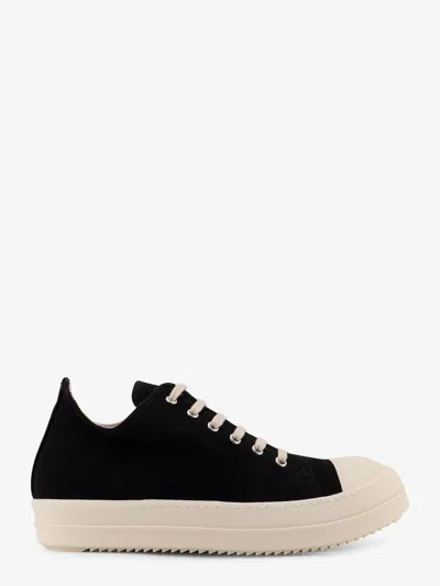 Drkshdw Low Sneaks Low-top Canvas Sneakers In Black