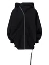 Drkshdw Maxi Zip Sweatshirt In Black