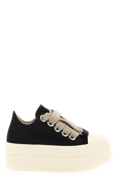 Drkshdw 'mega Bumper Jumbolace Low Sneaks' Sneakers In Black