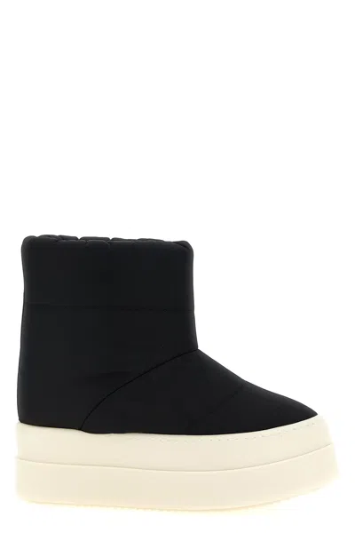 Drkshdw 'mega Bumper Low Lunar' Ankle Boots In Black