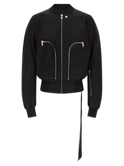 Drkshdw Men's Bauhaus Flight Bomber Jacket In Black