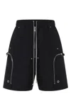 Drkshdw Bauhaus Lyocell Bermuda Shorts With Maxi Pockets In Black