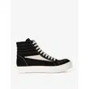 Drkshdw Men High-top Vintage Sneakers In Black