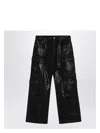 Shop Drkshdw Men's Cargo Pants In Black