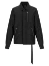 Drkshdw Concealed Zipfront Jacket In Black