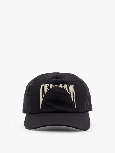 Drkshdw Men Cotton Baseball Hat With Logo On The Front In Black
