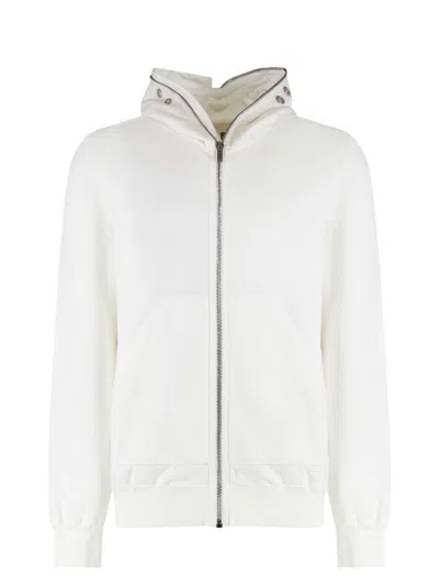 DRKSHDW MEN'S COTTON FULL-ZIP SWEATSHIRT