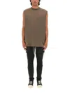 Drkshdw Cotton T-shirt In Beige