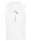 Drkshdw Cotton Tank Top In White