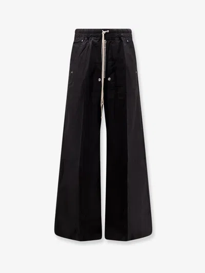 Drkshdw Men Double Cargo Jumbo Organic Cotton Trousers In Black