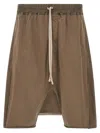 Drkshdw Drawstring Pods Bermuda Shorts In Brown