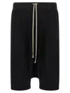 Drkshdw Men 'drawstring Pods' Bermuda Shorts In Black