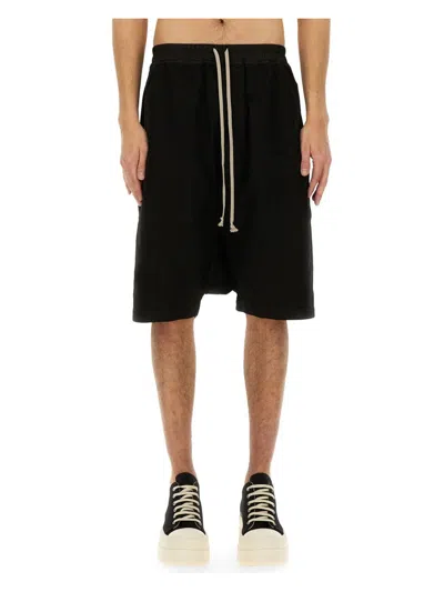 RICK OWENS DRKSHDW MEN'S DRAWSTRING PODS SHORTS