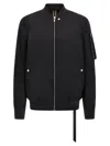 Drkshdw Black Bomber With Zipper Men In Black
