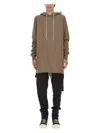 Drkshdw Capesleeve Pullover Hoodie In Beige