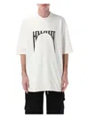 Drkshdw T-shirt Jumbo Milk Black In Milk Black Print