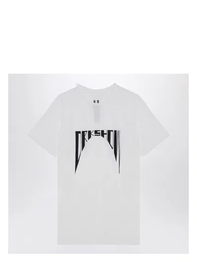 DRKSHDW MEN'S LARGE JERSEY T-SHIRT WITH LOGO