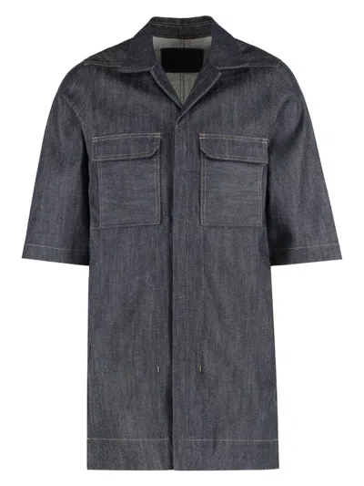 Drkshdw Men's Overshirt In Blue