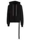 Drkshdw Oversized Hoodie Black Pearl Sweatshirt In Black