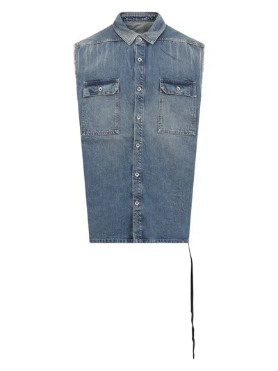 DRKSHDW MEN'S SLEEVELESS TOMMY JUMBO VEST