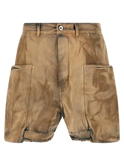 Drkshdw Stefan Cargo Shorts In Brown