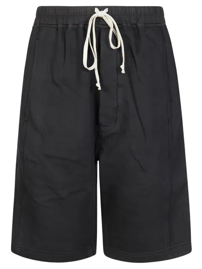 Drkshdw Men's Sweatshirt Wide Pusher Shorts In Nero