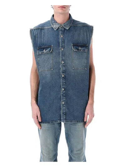 RICK OWENS DRKSHDW MEN'S TOMMY JUMBO OUTERSHIRT